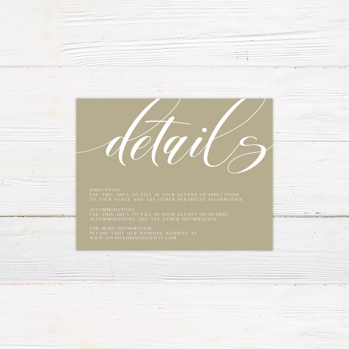 Elegant Script Details Cards - goprintplus