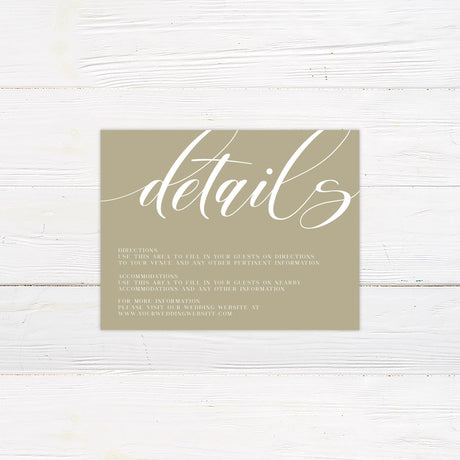 Elegant Script Details Cards - goprintplus