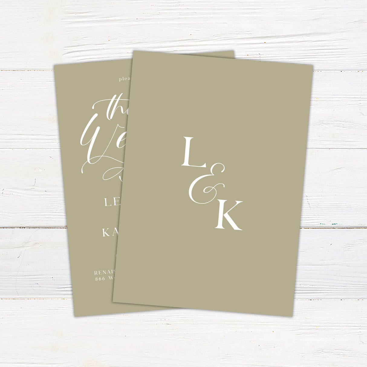 Elegant Script Invitations - goprintplus