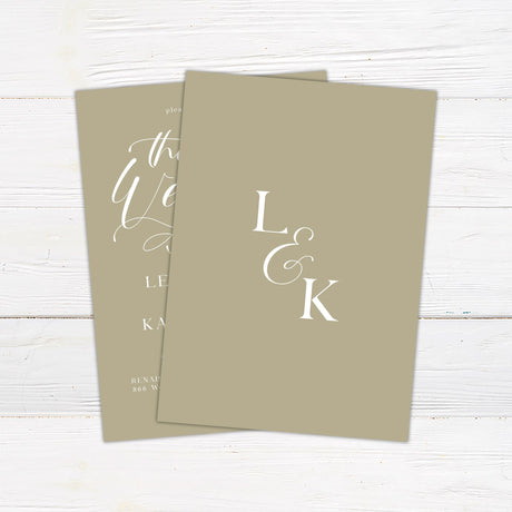 Elegant Script Invitations - goprintplus