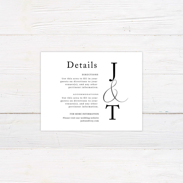 Elegant and Simple Details Cards - goprintplus