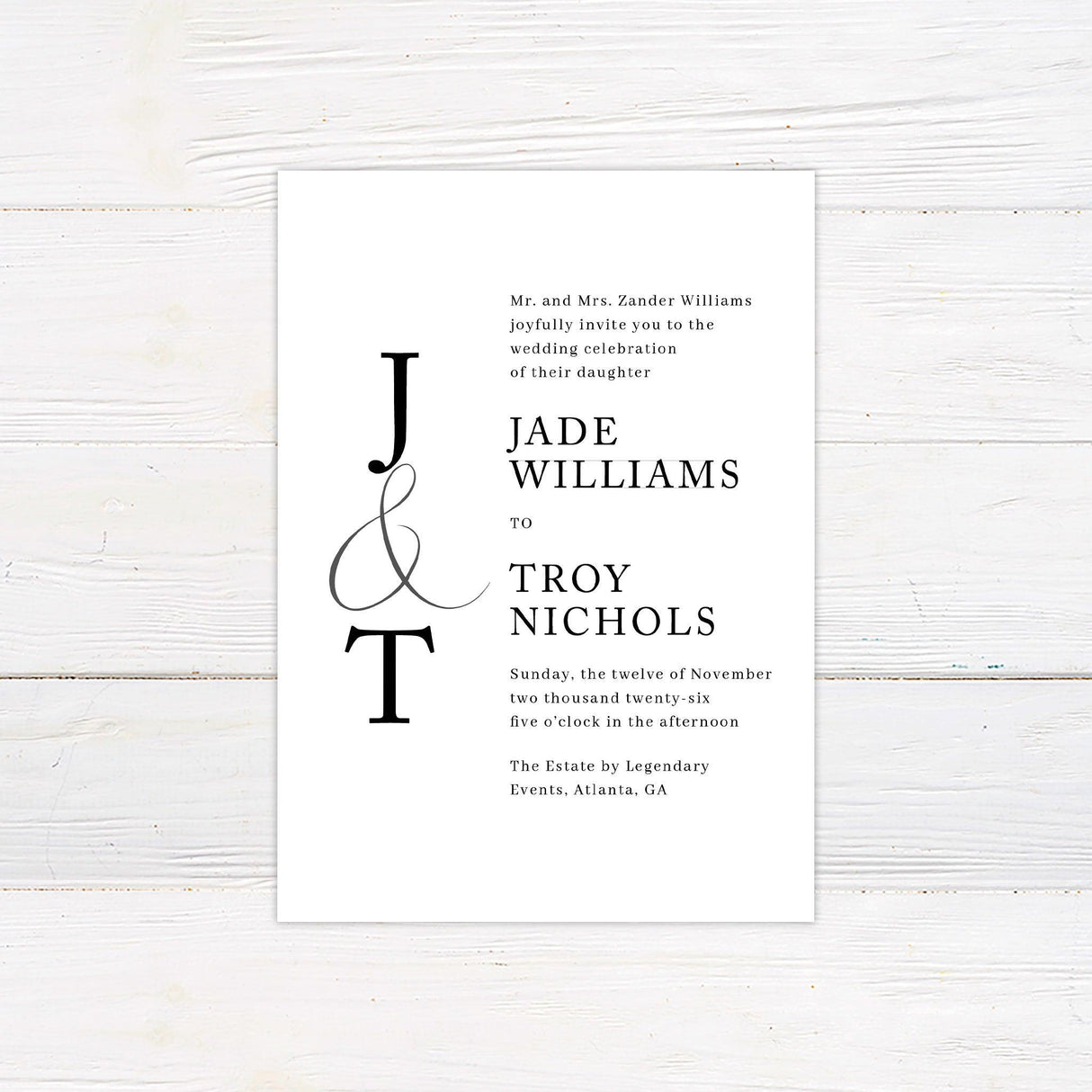 Elegant and Simple Invitations - goprintplus