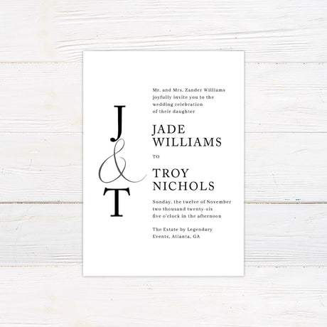 Elegant and Simple Invitations - goprintplus