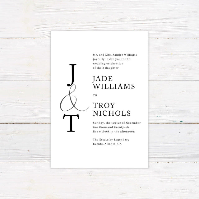 Elegant and Simple Invitations - goprintplus