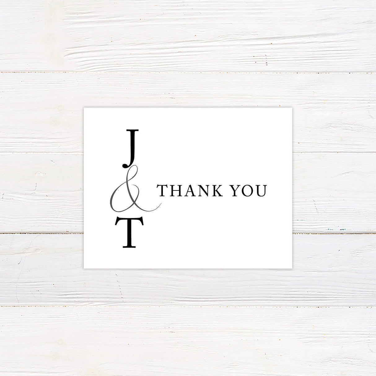 Elegant and Simple Thank You Card - goprintplus