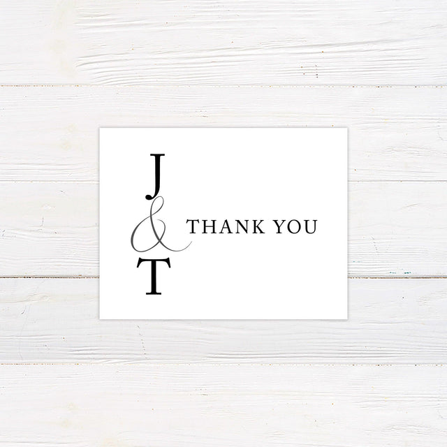 Elegant and Simple Thank You Card - goprintplus