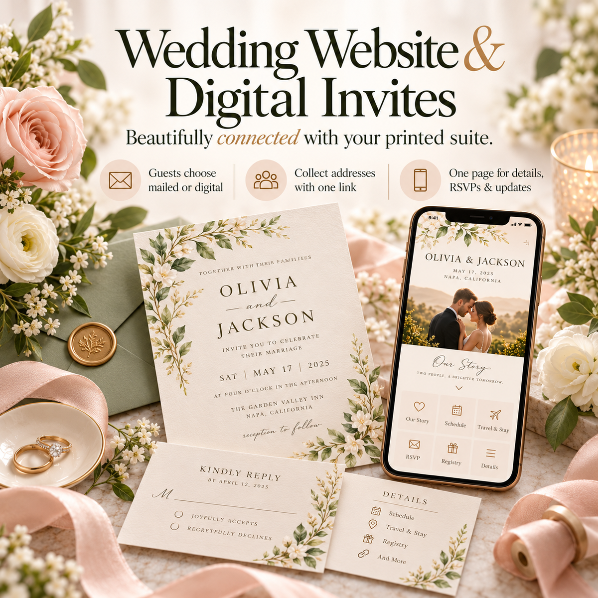 The Connected Invitation — Couture Design Deposit