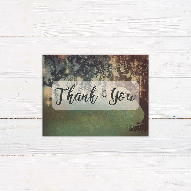 Enchanted Forest Thank You Card - goprintplus