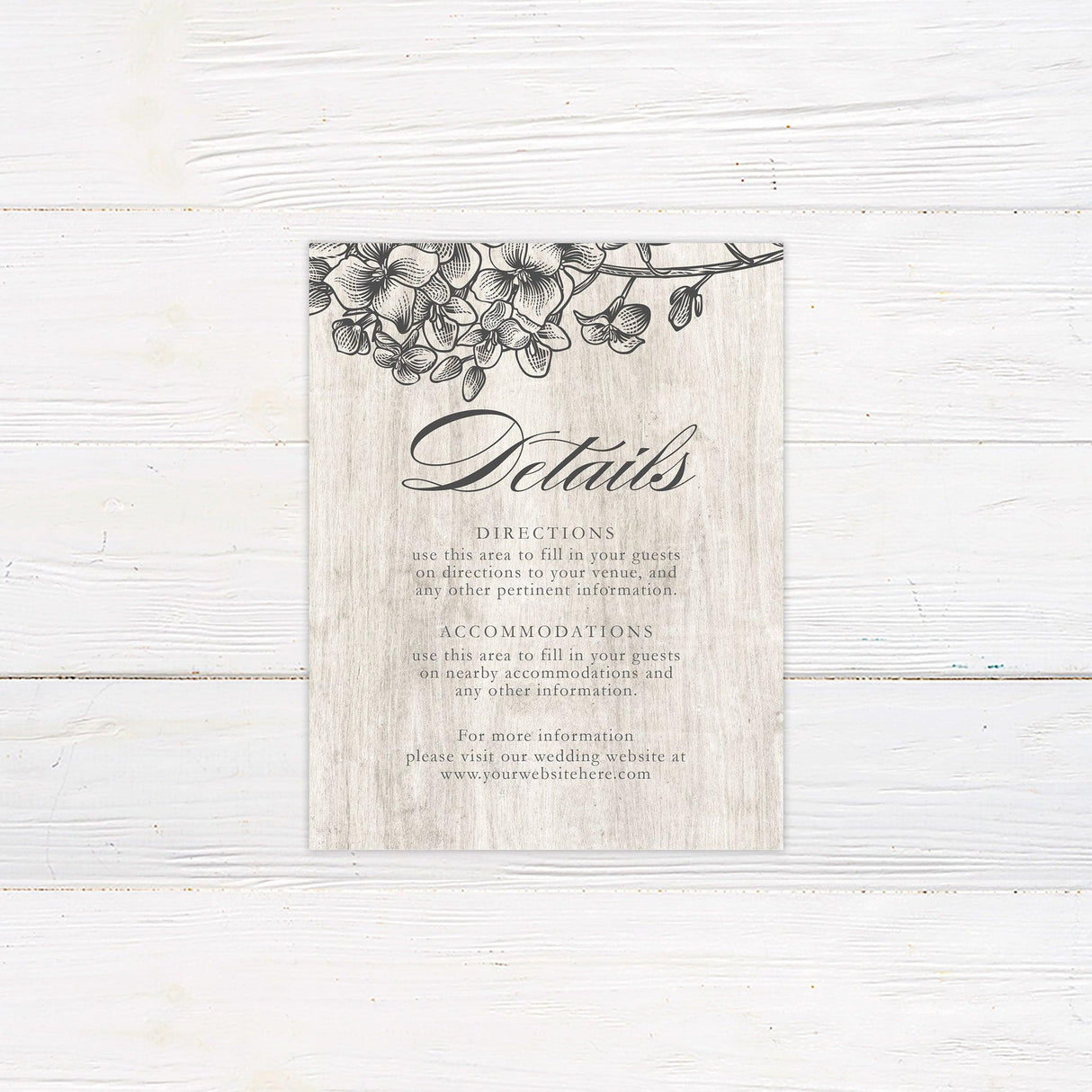 Engraved Wood Details Cards - goprintplus