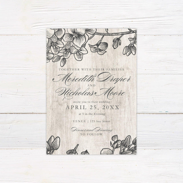 Engraved Wood Invitations - goprintplus