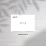 Professional Envelope Addressing