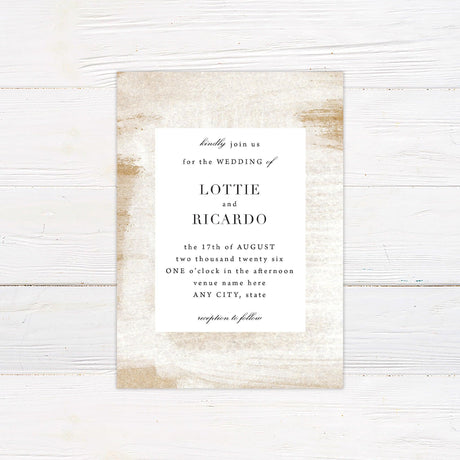 Etched Sand Invitations - goprintplus