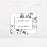 Eucalyptus Branch Invitations - goprintplus