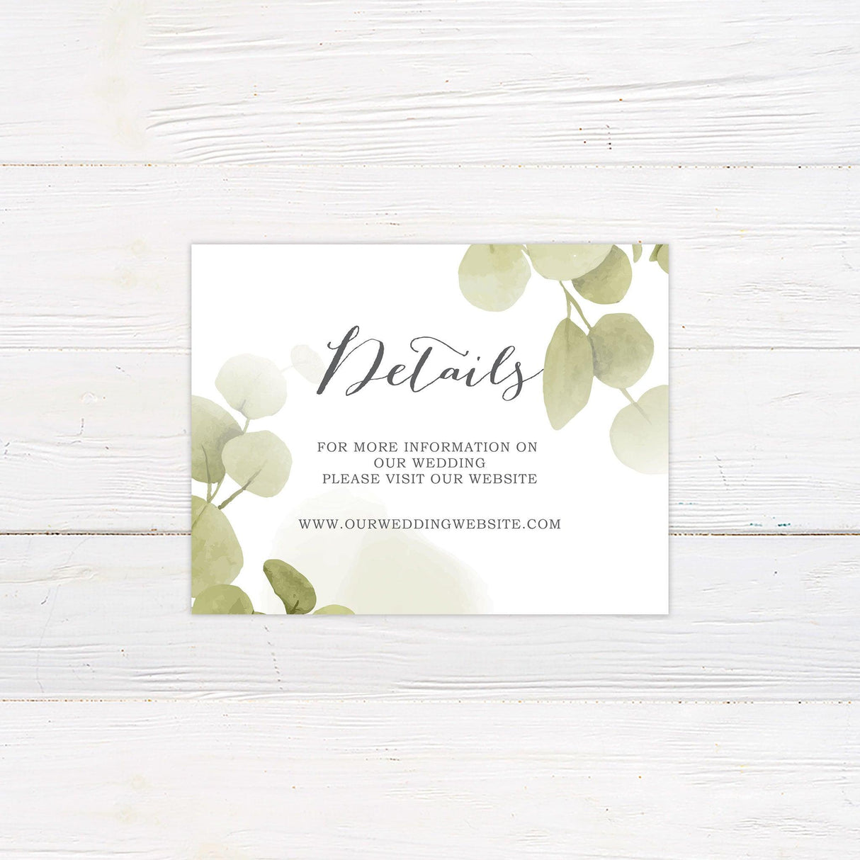 Eucalyptus Mist Details Cards - goprintplus