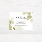 Eucalyptus Mist Invitations - goprintplus