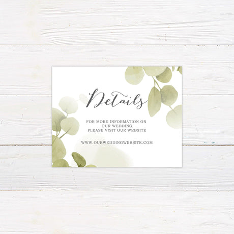 Eucalyptus Mist Invitations - goprintplus