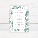 Eucalyptus Splash Invitations - goprintplus