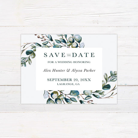 Eucalyptus Invitations - goprintplus