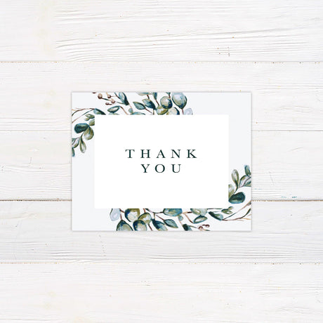 Eucalyptus Thank You Card - goprintplus