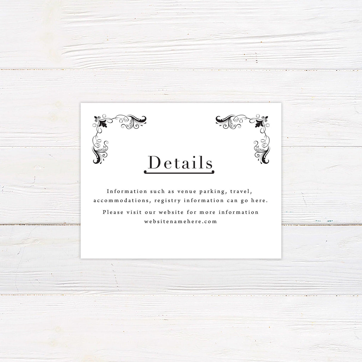 Exquisite Border Details Cards - goprintplus