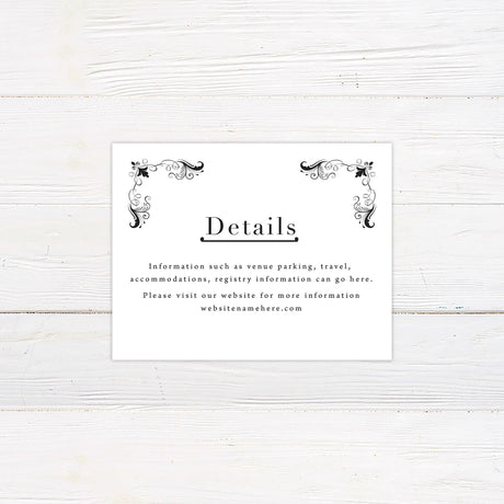 Exquisite Border Details Cards - goprintplus