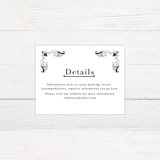 Exquisite Border Details Cards - goprintplus