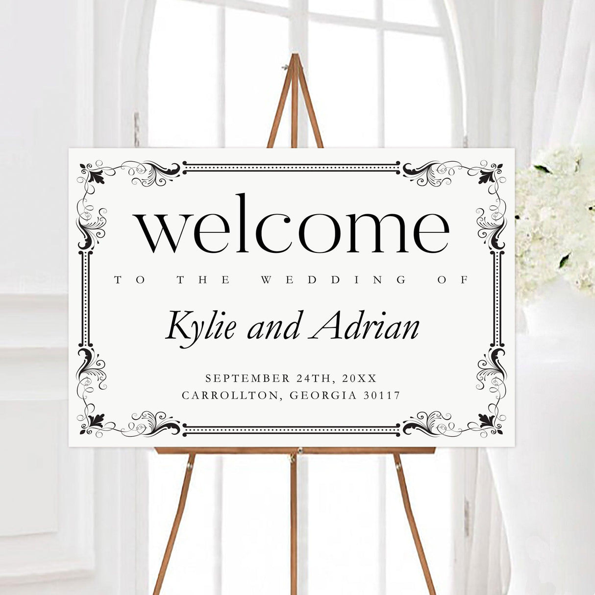 Exquisite Border Invitations - goprintplus