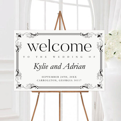 Exquisite Border Sign - goprintplus