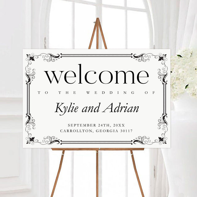 Exquisite Border Sign - goprintplus