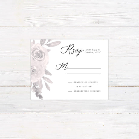 Faded Bouquet Invitations - goprintplus