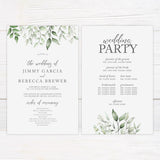 Faded Eucalyptus Leaves Invitations - goprintplus