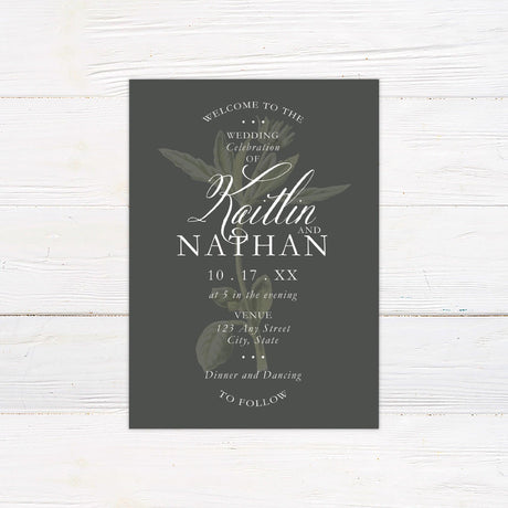 Faded Flower Invitations - goprintplus