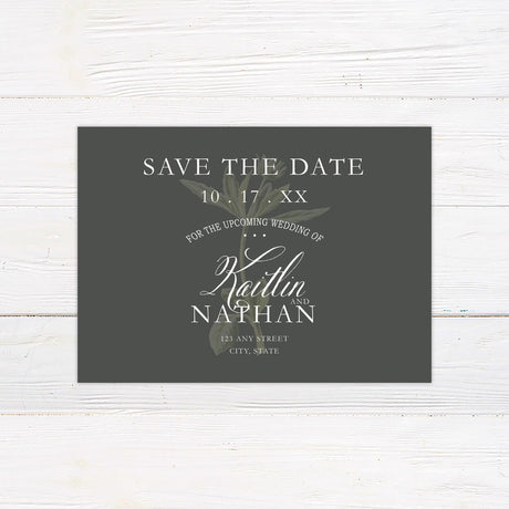 Faded Flower Save The Date - goprintplus