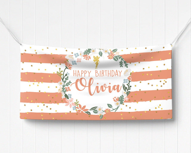 Fairy Birthday Banner - goprintplus