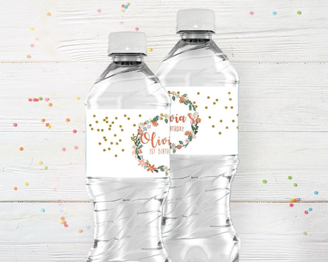 Fairy Birthday Water Bottle Labels - goprintplus