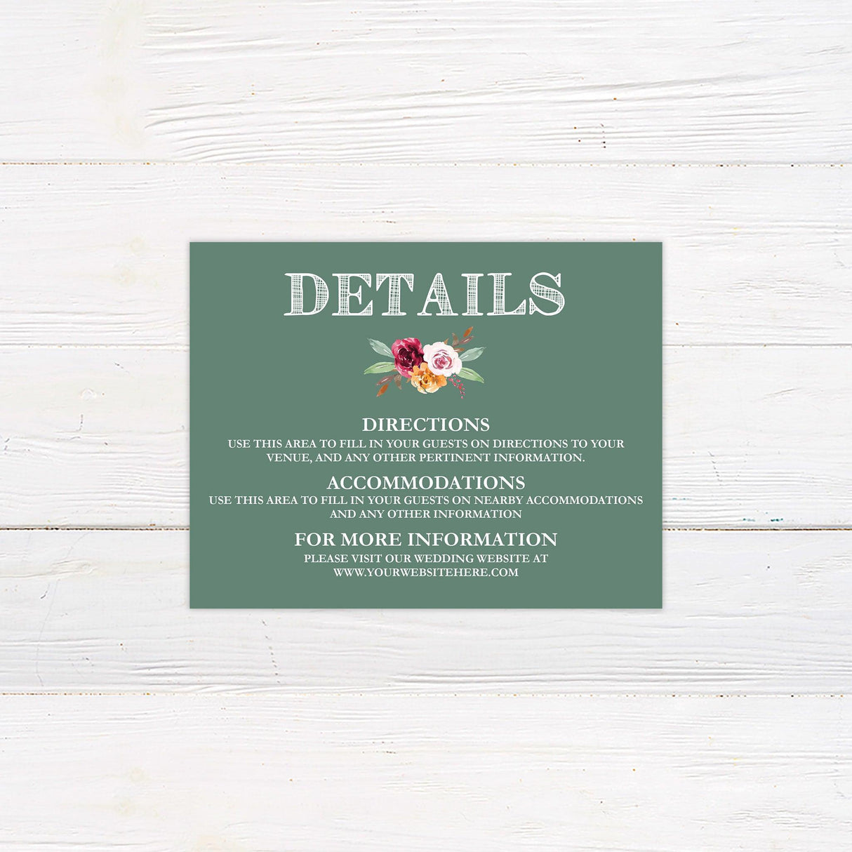 Fall Blooms Invitations - goprintplus