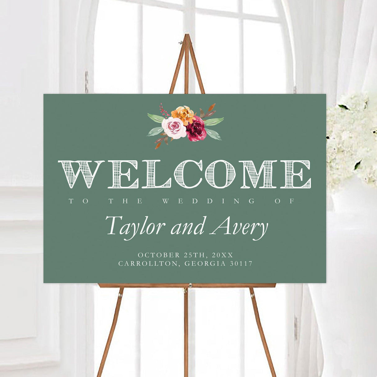 Fall Blooms Sign - goprintplus