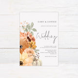 Fall Floral Invitations - goprintplus