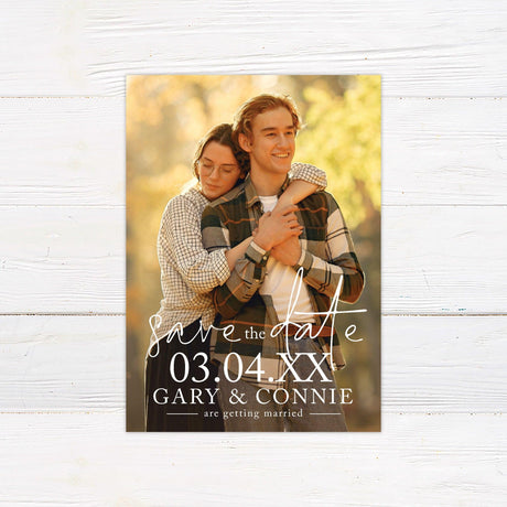 Fall Floral Save The Date - goprintplus