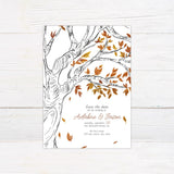 Fall Tree Invitations - goprintplus