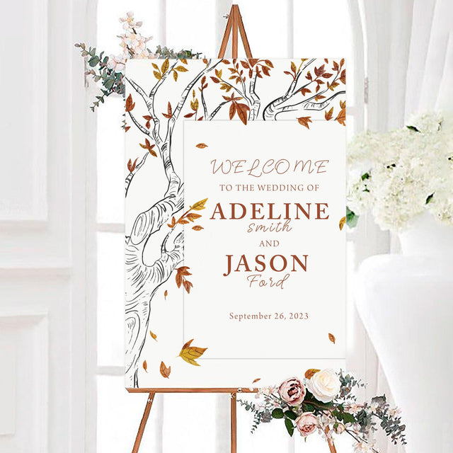 Fall Tree Sign - goprintplus