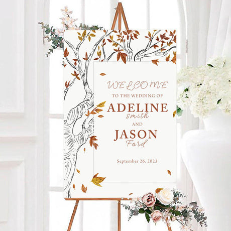 Fall Tree Invitations - goprintplus