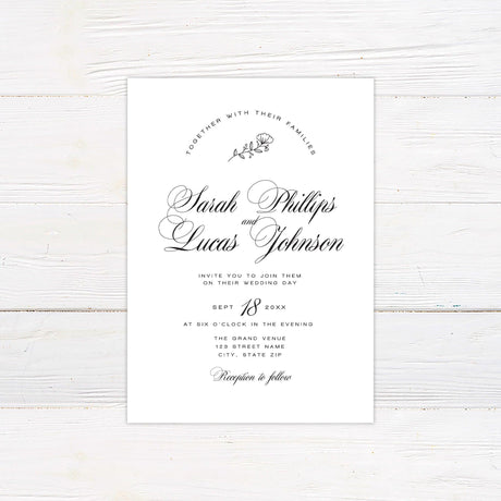 Fancy Script Invitations - goprintplus