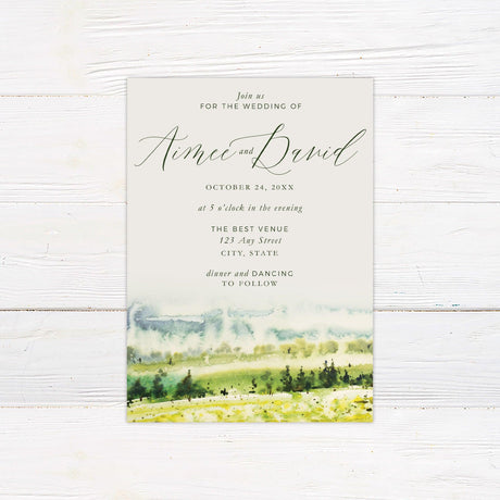 Farmland Views Invitations - goprintplus