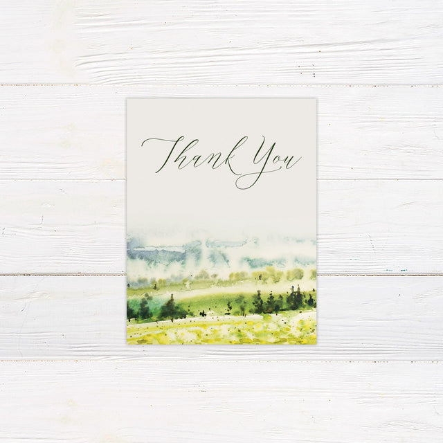 Farmland Views Thank You Card - goprintplus