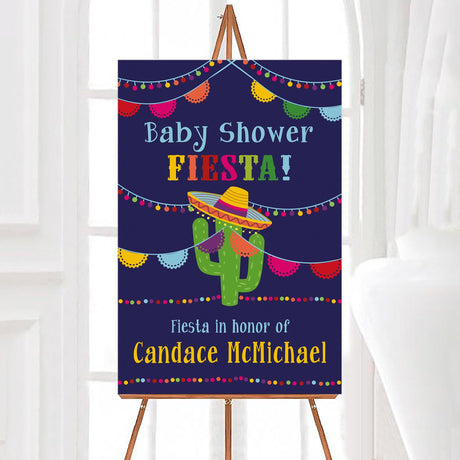 Fiesta Baby Shower Sign - goprintplus