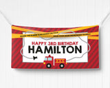 Fire Truck Birthday Invitation - goprintplus