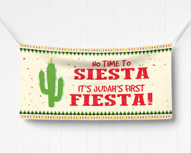 First Fiesta Banner - goprintplus