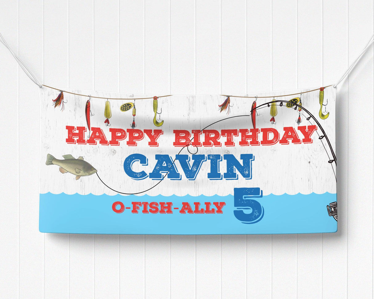 Fishing Birthday Banner - goprintplus