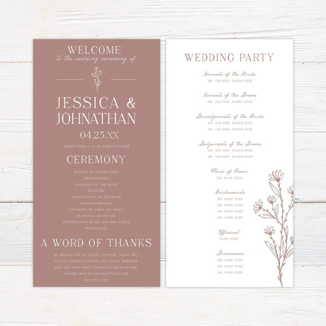 Floral Accent Invitations - goprintplus